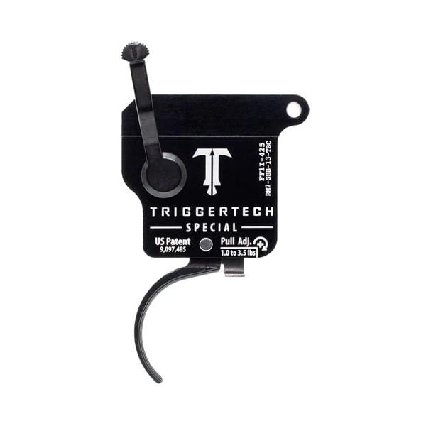 TriggerTech Remington Model 7 Special 1.0-3.5 lb Single Stage Curved Trigger Black PVD