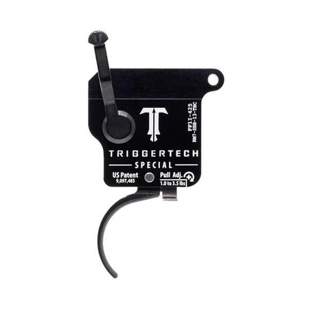 TriggerTech Remington Model 7 Special 1.0-3.5 lb Single Stage Curved Trigger Black PVD