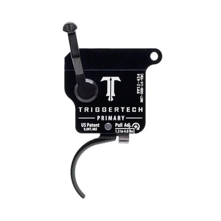 TriggerTech Primary Curved Trigger Remington Model 7 Single Stage 1.5-4 lbs Black