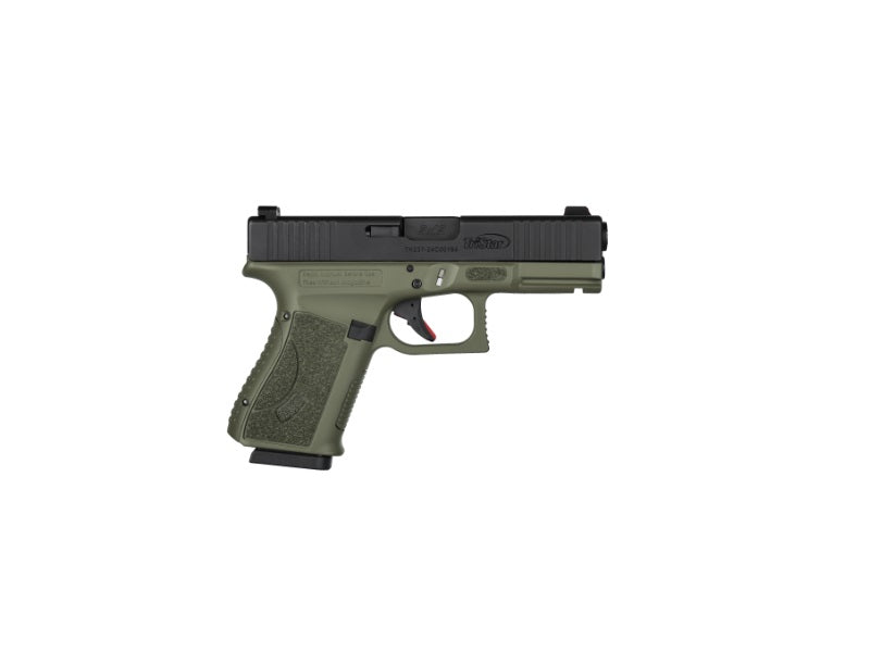 TriStar 85776 Apoc 9mm Luger 15+1 4.02" Black Steel Barrel, Black Cerakote Serrated Steel Slide, Multicam Cerakote Polymer Frame w/Accessory Rail, Textured Grip