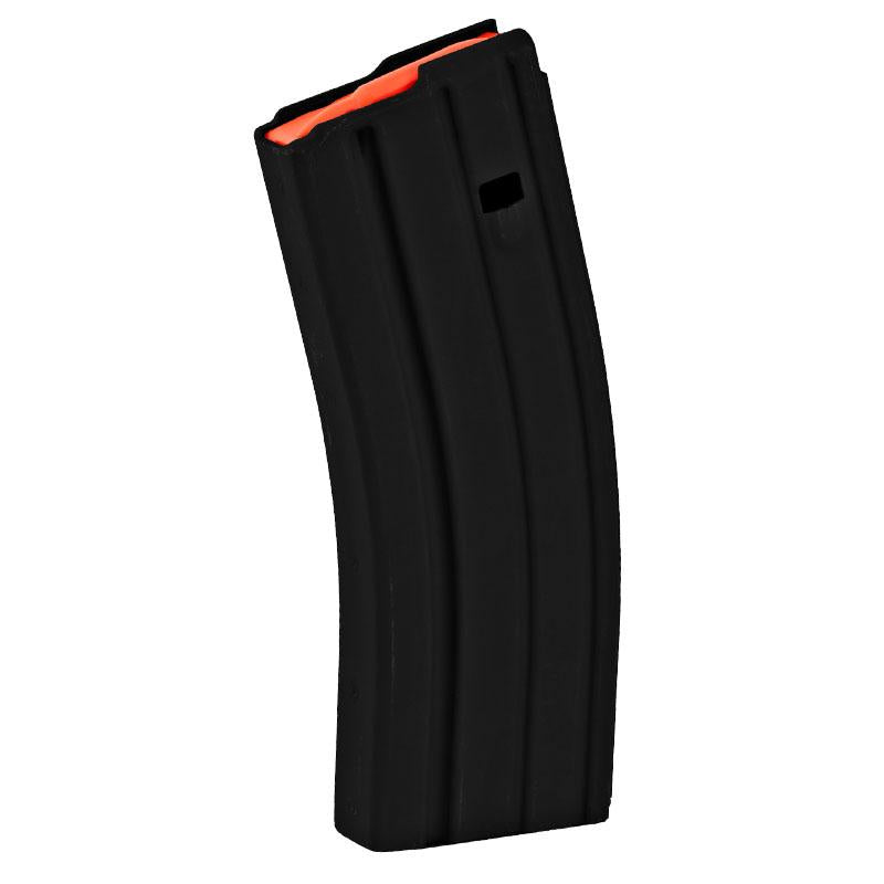 .223 Remington ASC AR Family Black Aluminum Orange Follower 30-Round Rifle Magazine