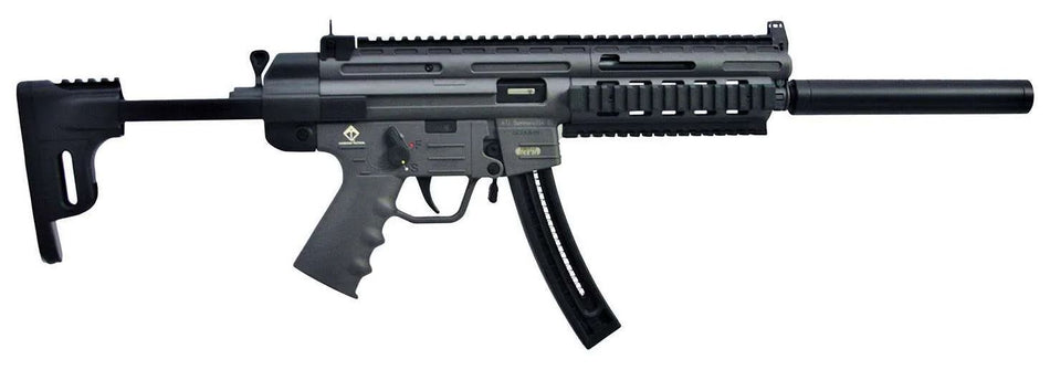 GSG GSGGERGGSG1622S GSG-16 Carbine Full Size 22 LR 22rd 16.25" Black Smoke Polymer Receiver Black Collapsible w/Storage Compartment Stock Right Hand