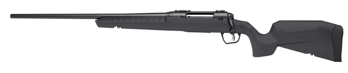 Savage Arms 32102 Axis 2 25-06 Rem 4+1 22" Matte Black Sporter Barrel, Matte Black Drilled & Tapped Steel Receiver, Fixed Matte Gray Synthetic Stock, Left Hand