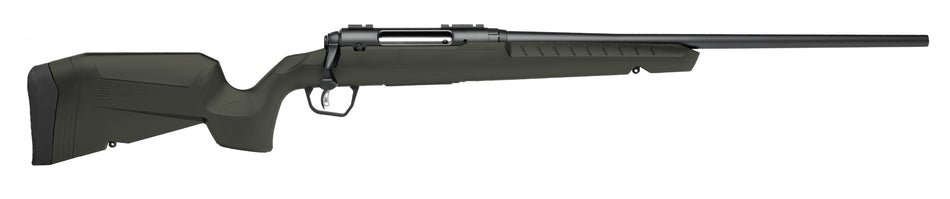 Savage Arms 32041 Axis 2 7mm-08 Rem 4+1 22" Matte Black Sporter Barrel, Matte Black Drilled & Tapped Steel Receiver, Fixed Green Synthetic Stock, Right Hand