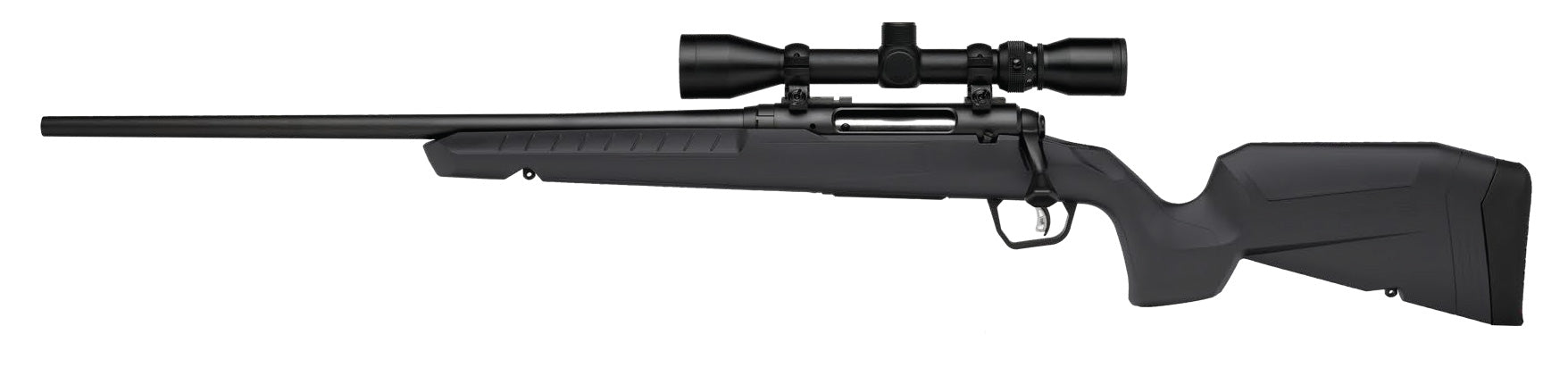Savage Arms 32211 Axis 2 XP Combo 400 Legend 4+1 22" Black Sporter Barrel, Black Drilled & Tapped Steel Receiver, Fixed Gray Synthetic Stock, Left Hand, Boresighted 3-9x40