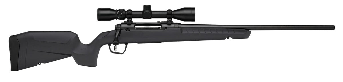 Savage Arms 32181 Axis 2 XP Combo Full Size 30-06 Springfield 4+1 22" Black Sporter Barrel, Black Carbon Steel Receiver Drilled & Tapped, Gray Fixed Synthetic Stock, Weaver 3-9x40mm Scope, Right Hand