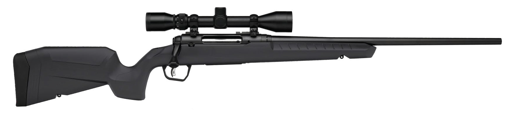Savage Arms 32176 Axis 2 XP Combo Full Size 308 Win 4+1 22" Black Sporter Barrel, Black Carbon Steel Receiver Drilled & Tapped, Gray Fixed Synthetic Stock, Weaver 3-9x40mm Scope, Right Hand