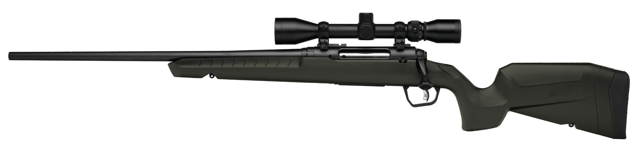 Savage Arms 32188 Axis 2 XP Combo Full Size 350 Legend 4+1 18" Black Sporter Barrel, Black Carbon Steel Receiver Drilled & Tapped, OD Green Fixed Synthetic Stock, Weaver 3-9x40mm Scope, Left Hand