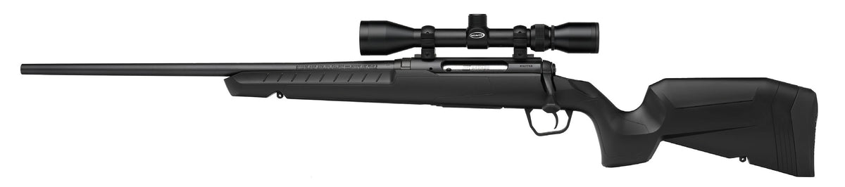 Savage Arms 32018 Axis XP Combo 350 Legend 4+1 22" Matte Black Button Rifled Barrel, Matte Black Drilled & Tapped Carbon Steel Receiver, Fixed Sporter Black Synthetic Stock, Weaver 3-9x40mm, Left Hand