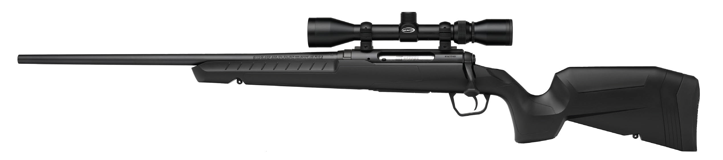 Savage Arms 32019 Axis XP Combo 400 Legend 4+1 20" Matte Black Button Rifled Barrel, Matte Black Drilled & Tapped Carbon Steel Receiver, Fixed Sporter Black Synthetic Stock, Weaver 3-9x40mm, Left Hand