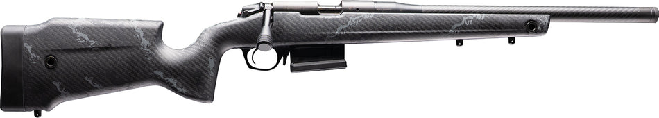 Bergara Rifles B14R008 B-14R Crest CF Full Size 22 LR 10+1 18" Carbon Fiber Threaded Barrel, Graphite Black Cerakote Steel Drilled & Tapped Receiver, MNR Molded w/Mini Chassis Black w/Gray Flecks Car