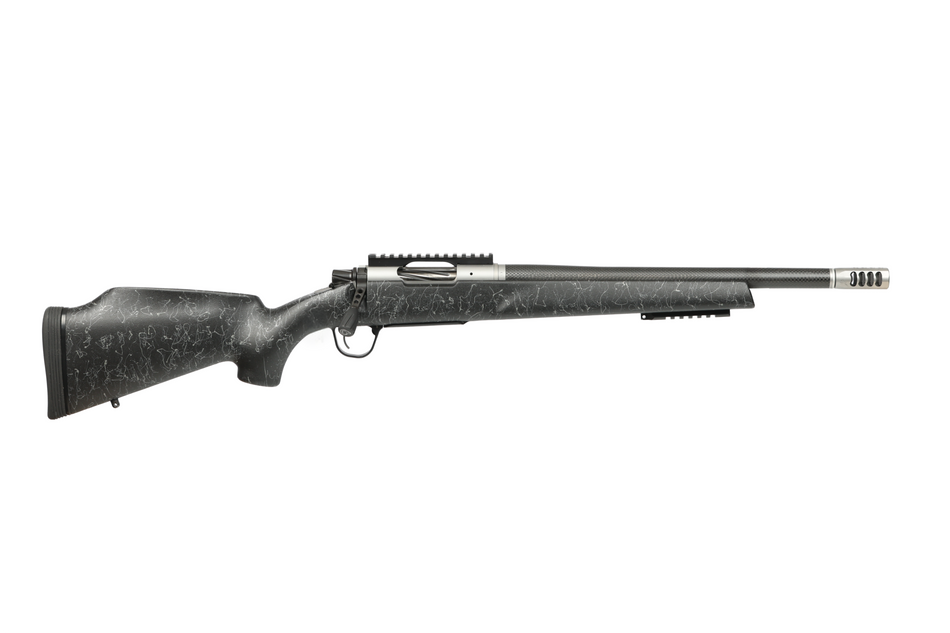 Christensen Arms 8011001302 Traverse 308 Win 4+1 16.25" Carbon Fiber Threaded Barrel, Stainless Steel Drilled & Tapped Receiver, Black w/Gray Webbing Monte Carlo w/Raised Comb Carbon Fiber Stock