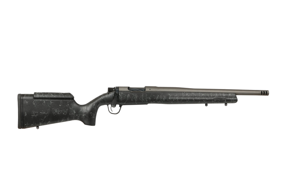 Christensen Arms 8010200101 Mesa Long Range 6.5 Creedmoor 4+1 16.25" Tungsten Gray Cerakote Threaded Barrel & Steel Drilled & Tapped Receiver, Black w/Gray Webbing Adj Cheek Riser Polymer Stock