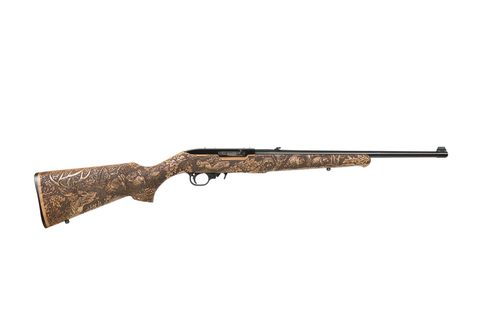 10/22 WHTTAIL 22LR BL/WD 18.5# 31245 ENGRAVED WHITETAIL