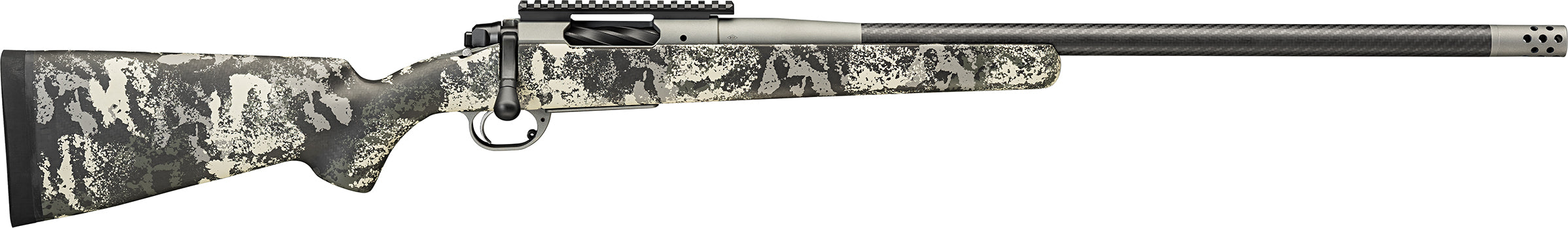 Springfield Armory BAB924300PRCCFY 2020 Boundary 300 PRC 24" Rogue Camo Fluted Barrel Tactical Gray Cerakote Model 2020 Stainless Steel Receiver Carbon Fiber w/ M-LOK