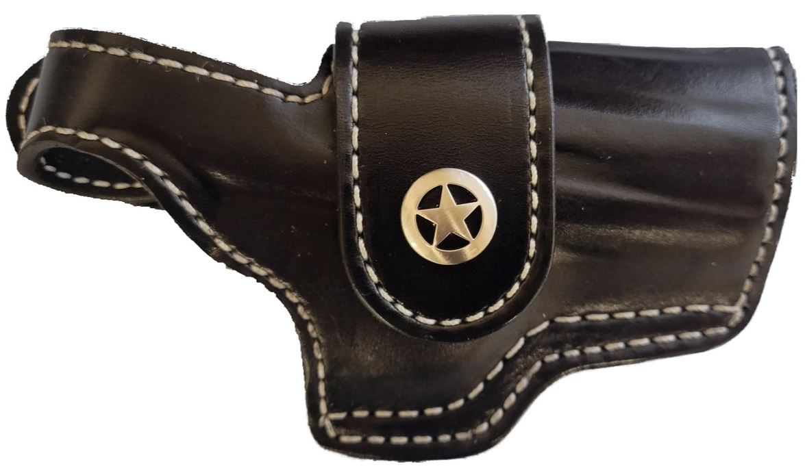 Clip-On RH Driving Holster Model BAH-DT-350-BK-R-BT-SS