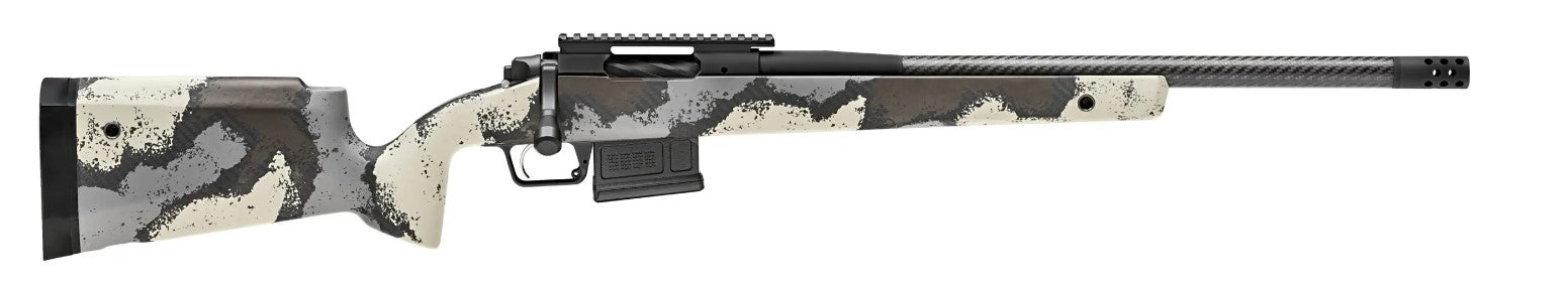 Springfield Armory BAW9206CMCFD 2020 WayPoint 6mm Creedmoor 5+1 20" CF Ridgeline Camo Hybrid Profile w/M-LOK Stock Desert Verde Cerakote Right Hand