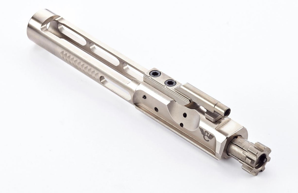 5.56 AR-15 Polished Nickel Low Mass BCG Assembly
