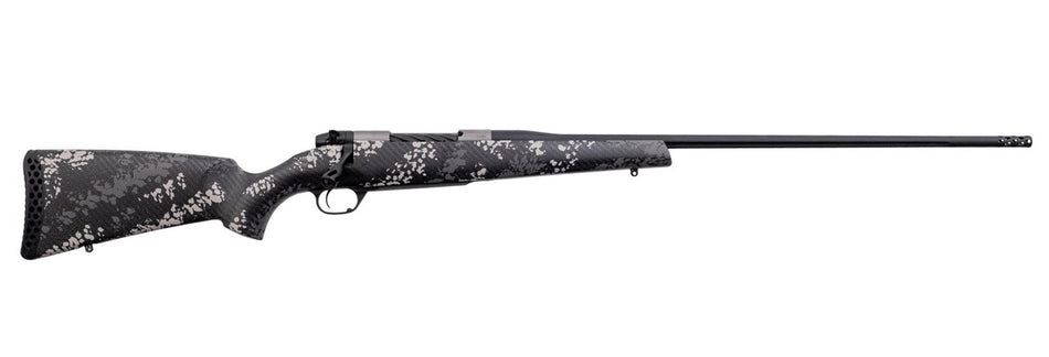Weatherby MBT20N65RWR6B Mark V Backcountry 2.0 Ti 6.5 Wthby RPM 3+1 24" Barrel, Graphite Black Cerakote Metal Finish, Black with Gray/White Sponge Accents Peak 44 Blacktooth Stock