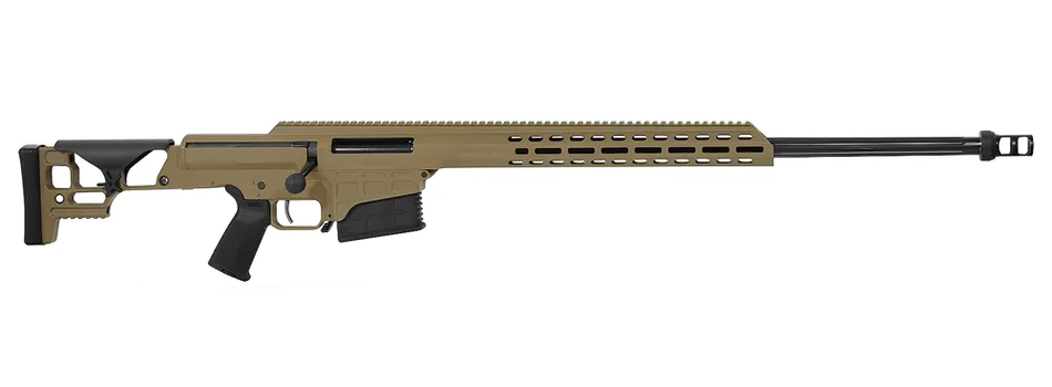 Barrett 18500 MRAD 300 PRC 26" 10+1 Flat Dark Earth Cerakote Flat Dark Earth Folding with Adjustable LOP Stock Black Polymer Grip Right Hand