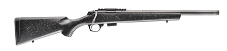 Bergara Rifles BMR004 BMR Carbon Fiber Full Size 22 WMR 5+1/10+1 20" Matte Blued Carbon Fiber/Steel Threaded Barrel & Drilled & Tapped Steel Receiver, Fixed Black/Gray Speckled Synthetic Stock