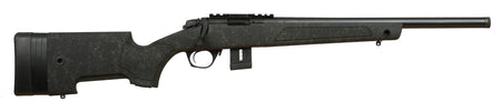 Bergara Rifles BMR011 BMR-X 17 HMR 10+1 18" Blued Heavy Threaded Barrel, Blued Picatinny Rail Receiver, Adj LOP Green w/Black Webbing Synthetic Stock