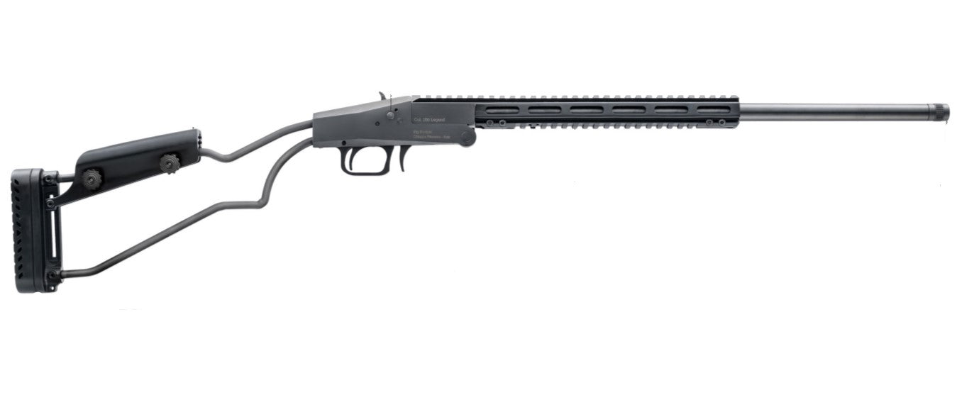Chiappa Firearms CF500271 Big Badger 350 Legend 1rd 20" Threaded, Black, M-LOK/Picatinny Handgaurd, Wire Stock with Adj. Comb