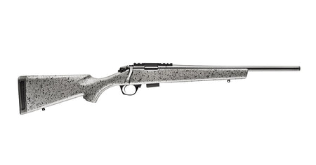 Bergara Rifles BMR001 BMR Full Size 22 LR 5+1/10+1 18" Matte Blued Steel Threaded Barrel & Drilled & Tapped Steel Receiver, Fixed Gray/Black Speckled Synthetic Stock