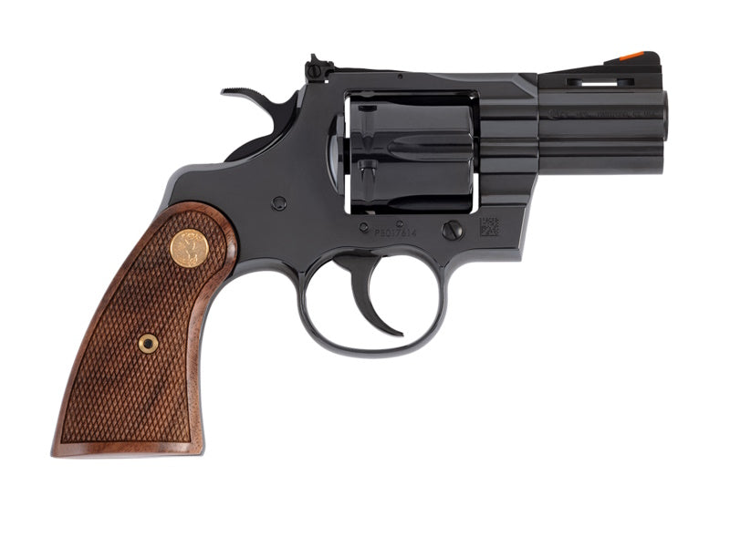 Colt Mfg PYTHONBP2WTS Python 357 Mag/38 Special 6 Shot 2.50" Blued Carbon Steel Vent Rib Barrel, Cylinder & Frame, Wood Grip, Exposed Hammer