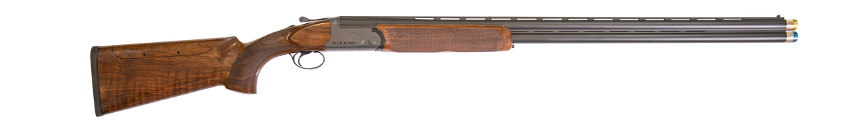 Rizzini USA 260612 BR110 Sporter 12 Gauge 2rd 3" 32" Chrome Lined Vent Rib Steel Barrel & Frame, Matte Gray Cerakote, Turkish Walnut Stock, Includes 5 Nickel Coated Extended Choke Tubes & ABS Case
