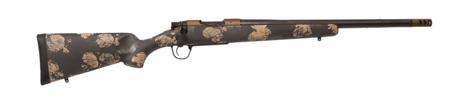 Christensen Arms 801-060081-00 Ridgeline FFT TI Full Size 25 Creedmoor 4+1 20" Carbon Fiber Threaded Barrel. Burnt Bronze Cerakote Titanium Drilled & Tapped Receiver, Carbon w/Green & Tan Accents Fixe