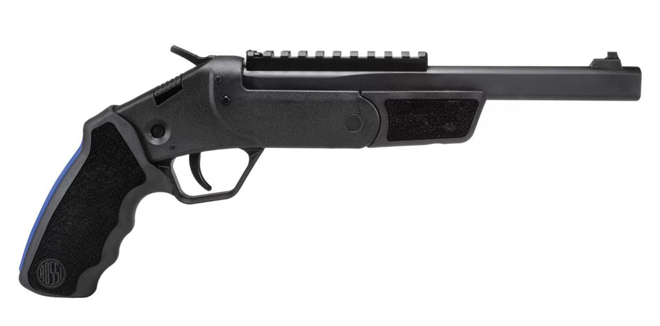 Rossi SSPB9-BK Brawler 45 Colt (LC)/410 Gauge 1rd 9", Black, Textured Rubber Grips, Optic Mount