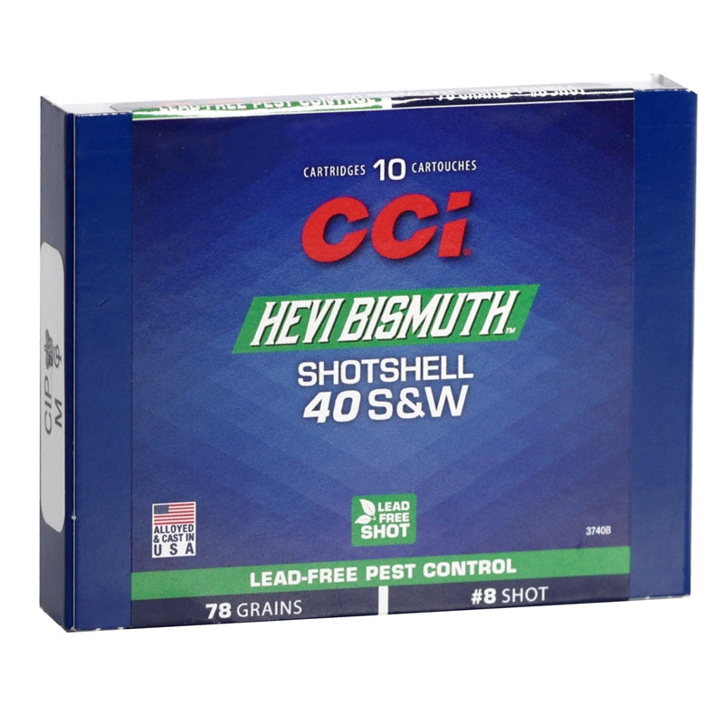 CCI #8 .40 S&W 78 grain Shotshell ammunition