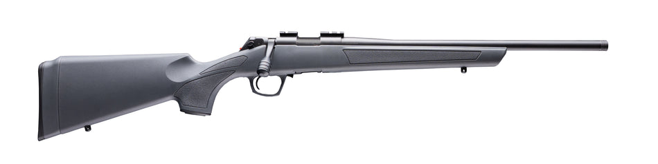 CVA CR2200 Cascade 22 LR 10+1 18" Matte Blued Steel Threaded Barrel & Receiver w/Picatinny Rail, Stealth Gray Fixed Synthetic Stock