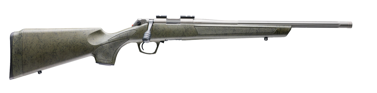 CVA CR2201 Cascade XT 22 LR 10+1 18" Tungsten Cerakote Fluted Threaded Steel Barrel & Receiver w/Picatinny Rail, OD Green w/Black Webbing Fixed Synthetic Stock, Right Hand