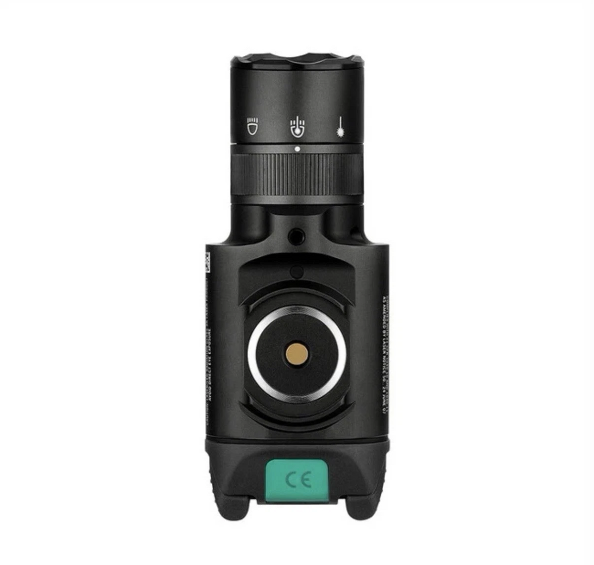 Olight Baldr S Rail Mount Pistol Light Black Anodized 800 Lumens Green Laser Sight