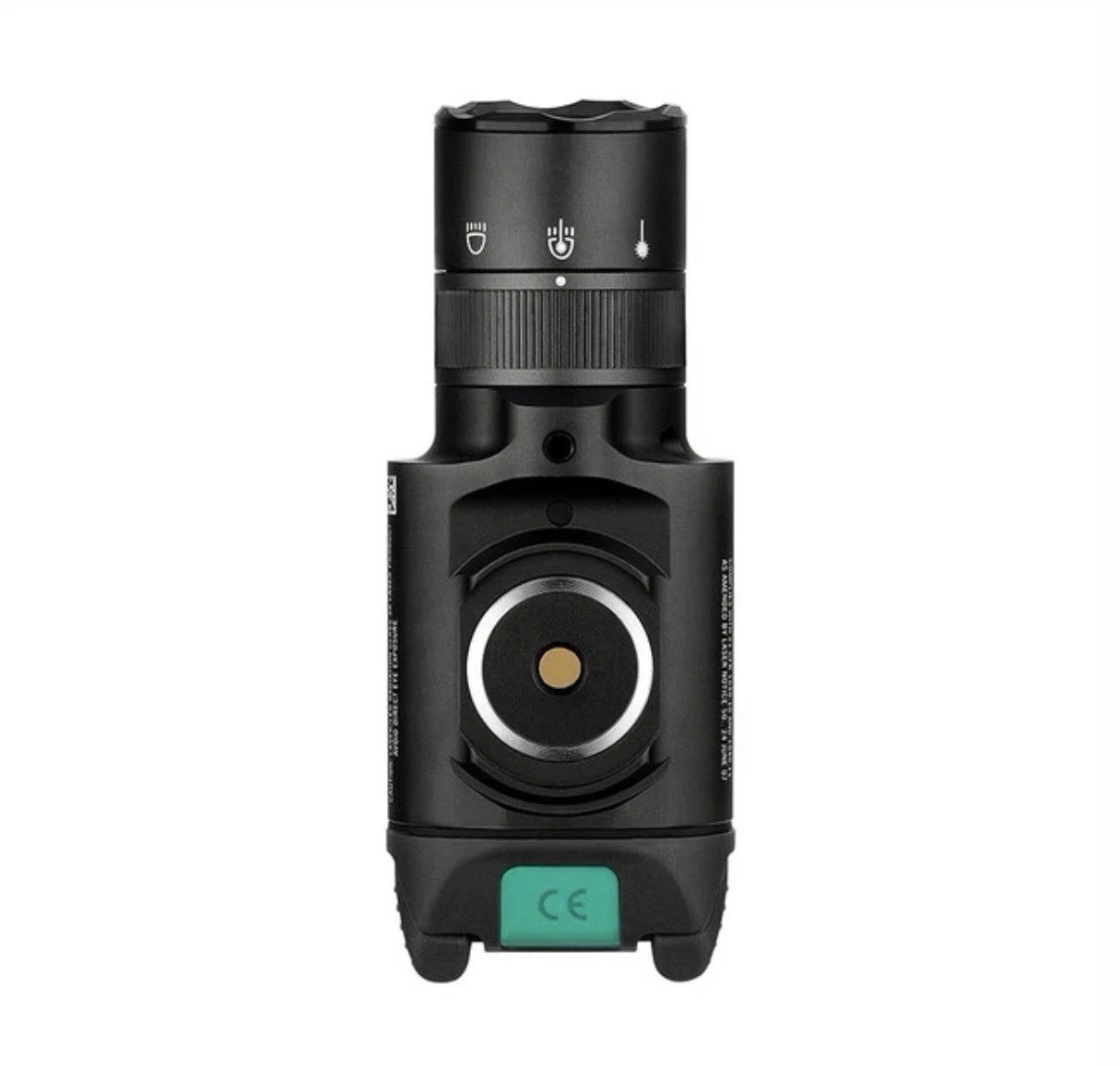 Olight Baldr S Rail Mount Pistol Light Black Anodized 800 Lumens Green Laser Sight