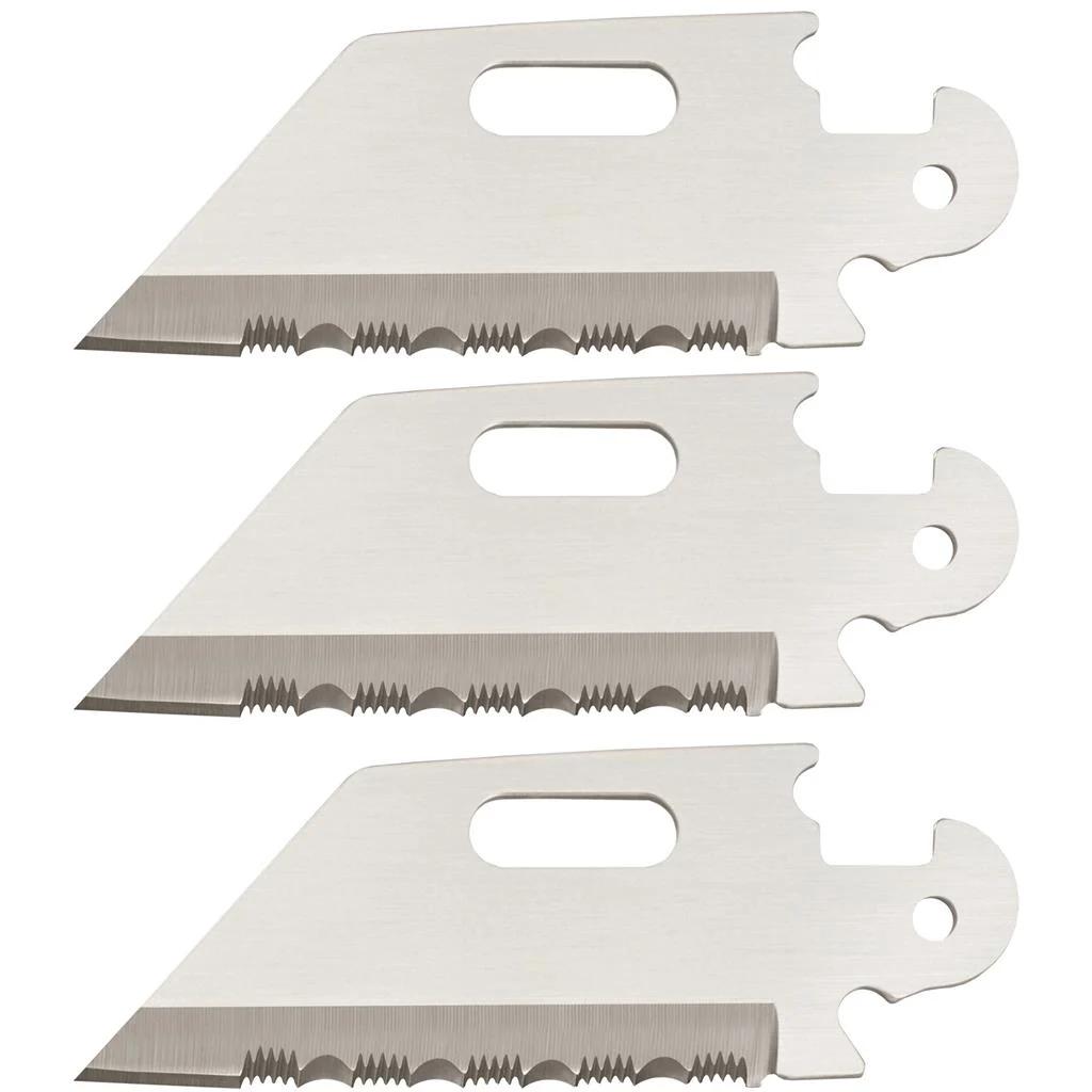 Cold Steel Click-N-Cut Replacement Blades Reverse Tanto Serrated 2.5" 3/pk 420J2 Steel