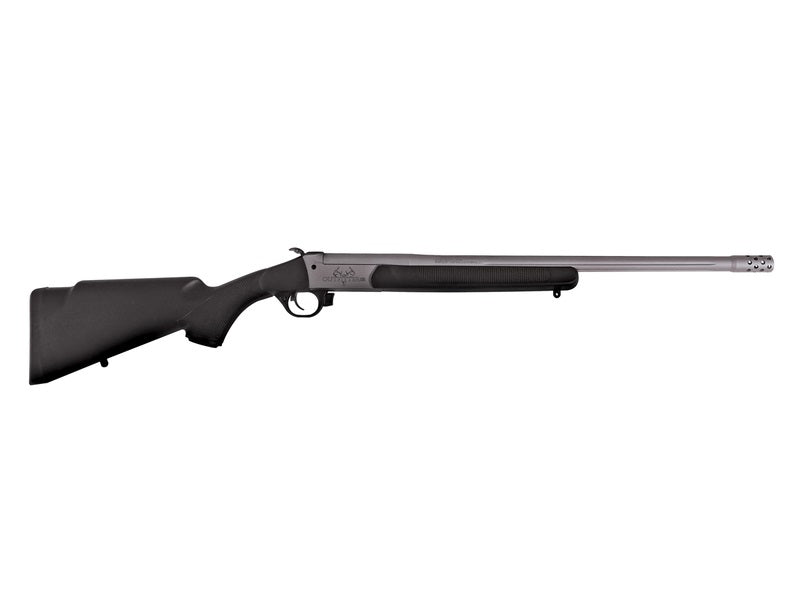 Traditions CR361130T Outfitter G3 360 Buckhammer 22" Tungsten Cerakote Chrome Lined Steel/ Target Crown Barrel, Tungsten Cerakote Drilled & Tapped Receiver, Adj Cheek Piece & LOP Black Synthetic Stock