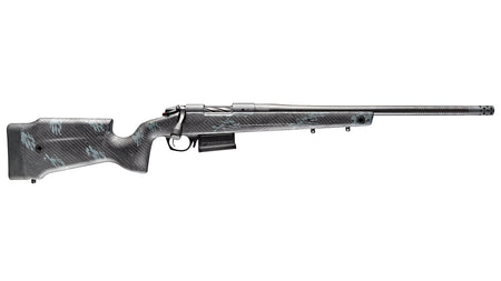 Bergara Rifles B14S754CF B-14 Crest 22-250 Rem 5+1 20" Sniper Gray Cerakote Fluted Barrel, Steel Receiver, Fixed Carbon Fiber Black & Gray Sponge Stock