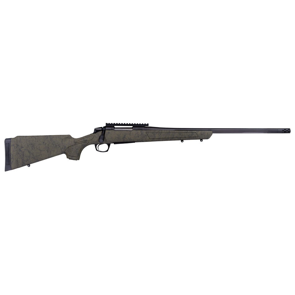 CVA CR3977G Cascade XT 6.5 Creedmoor 4+1 Graphite Black Cerakote Fluted Steel Threaded Barrel & Receiver w/Picatinny Rail, OD Green w/Black Webbing Adjustable Synthetic Stock, Right Hand