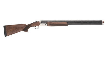 TriStar 33176 Cypher X 28 Gauge Break Open 3" 2rd 28" Blued Over/Under Vent Rib Barrel, Stainless Aluminum Receiver, Fixed Turkish Walnut Stock