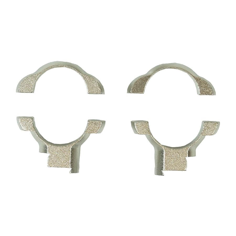 Weaver Grand Slam .22 Rimfire Ruger-Style Scope Rings 1" High Nickel Finish