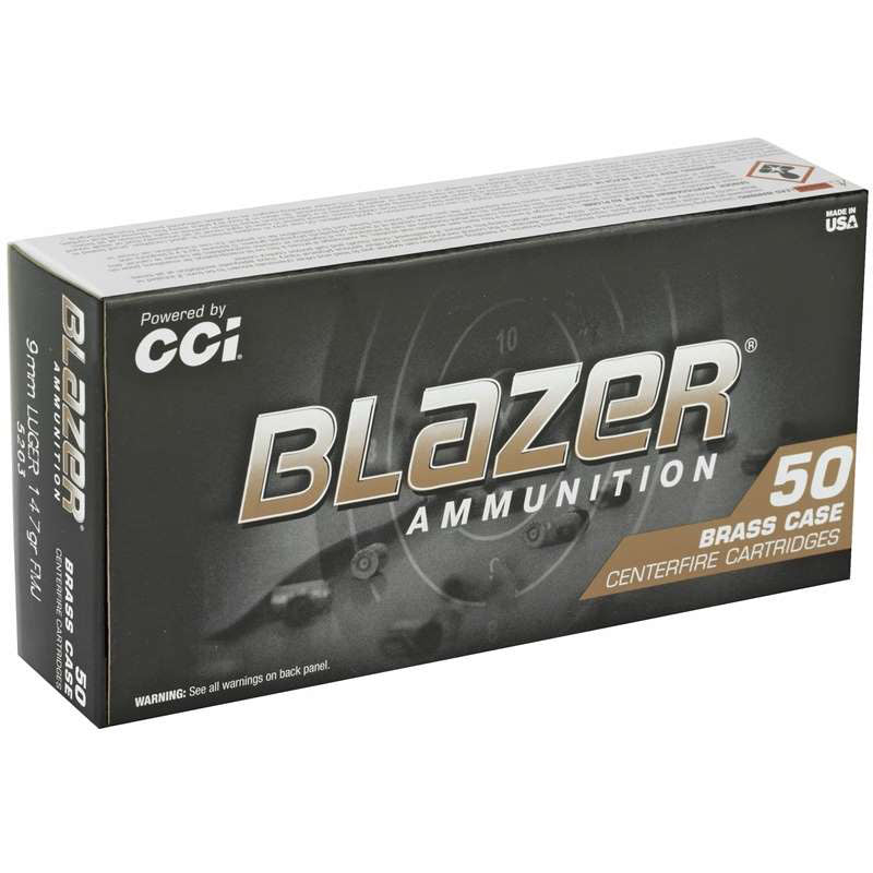 CCI Blazer Brass 9mm 147 grain Full Metal Jacket Subsonic