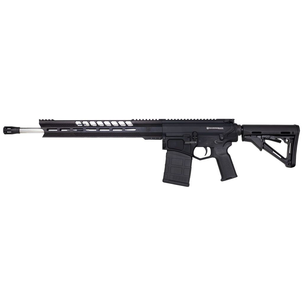 Diamondback DB1032C001 DB10 308 Win 18" 20+1 Black Adjustable Magpul CTR Stock Black Magpul MOE K2 Grip with Black Gold Lower 15" M-Lok