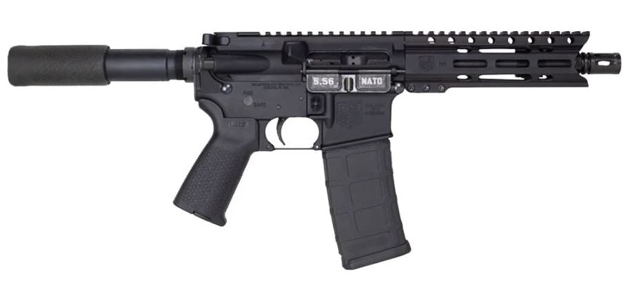 Diamondback DB1912K001 DB15 5.56x45mm NATO 30+1 7" Black Nitride Threaded Barrel, M-LOK Handguard, Black Aluminum Picatinny Rail Receiver, Black Buffer Tube, Black Magpul Grip, Right Hand