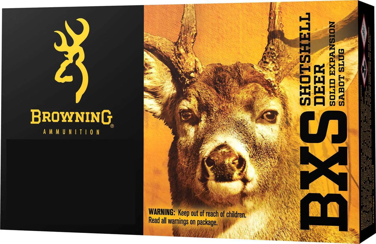Browning B192430061 BXS Big Game and Deer 30-06 Springfield 180 Grain Lead-Free Solid Expansion Polymer Tip