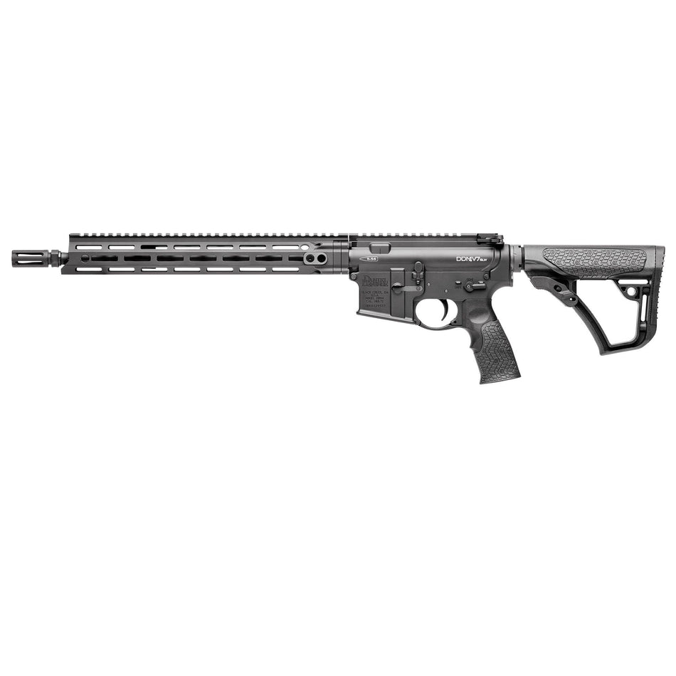 Daniel Defense 0212815049055 DDM4 V7 SLW *CA Compliant 5.56x45mm NATO 14.50" 10+1 Black Hard Coat Anodized 6 Position w/SoftTouch Overmolding Stock