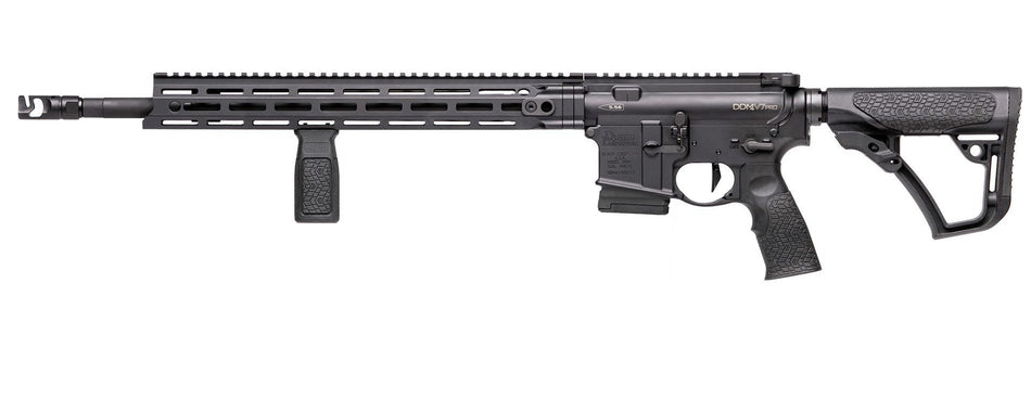 Daniel Defense 0212816541055 DDM4 V7 Pro *CA Compliant 5.56x45mm NATO 18" 10+1 Black Hard Coat Anodized 6 Position w/SoftTouch Overmolding Stock