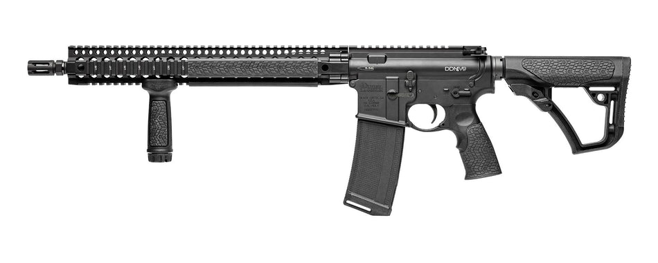 Daniel Defense 0214515175047 DDM4 V9 5.56x45mm NATO 16" 30+1 Black Hard Coat Anodized 6 Position w/SoftTouch Overmolding Stock